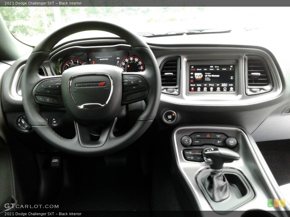 Black Interior Dashboard for the 2021 Dodge Challenger SXT #142605794