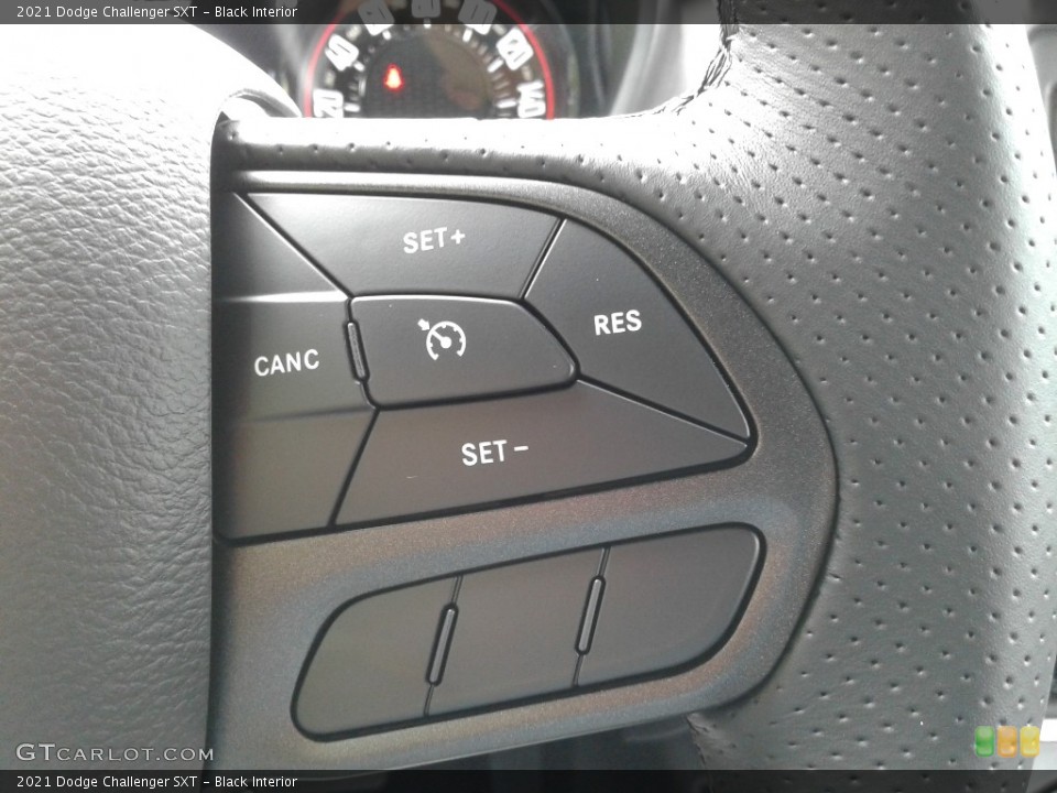 Black Interior Steering Wheel for the 2021 Dodge Challenger SXT #142605845
