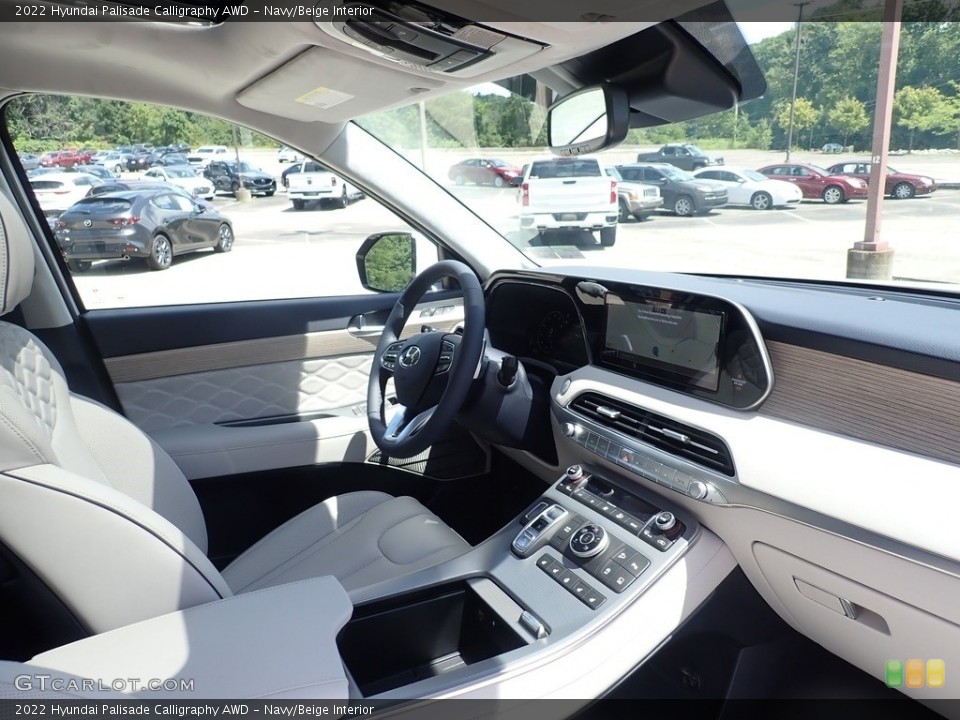 Navy/Beige Interior Photo for the 2022 Hyundai Palisade Calligraphy AWD #142606576