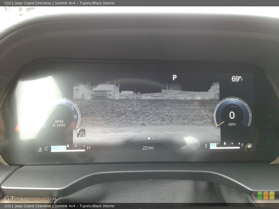 Tupelo/Black Interior Navigation for the 2021 Jeep Grand Cherokee L Summit 4x4 #142606748