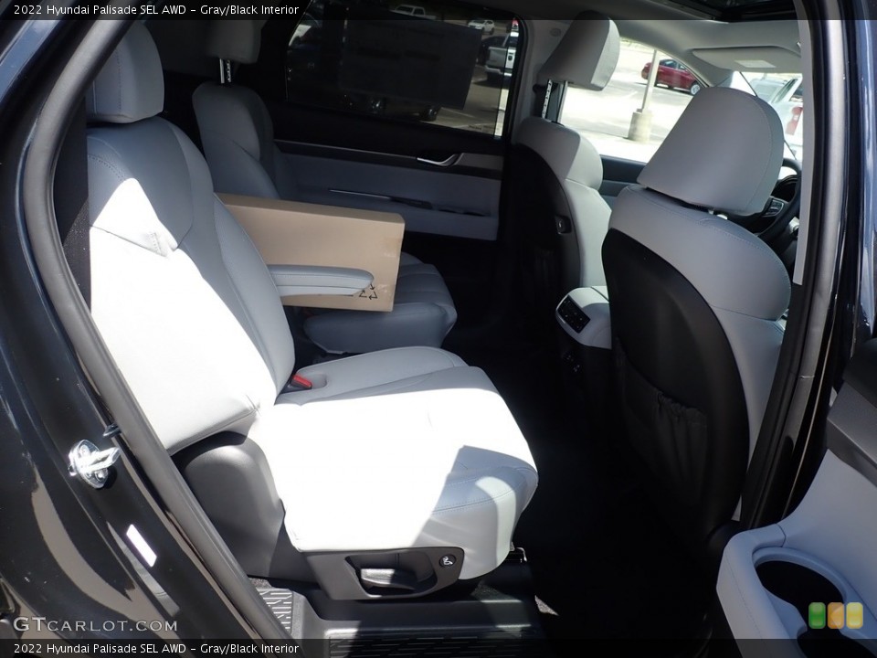 Gray/Black Interior Rear Seat for the 2022 Hyundai Palisade SEL AWD #142606982