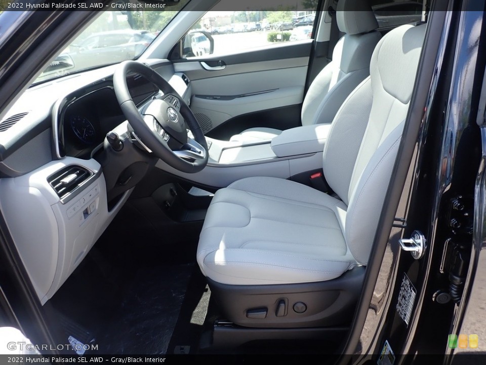 Gray/Black Interior Photo for the 2022 Hyundai Palisade SEL AWD #142607051