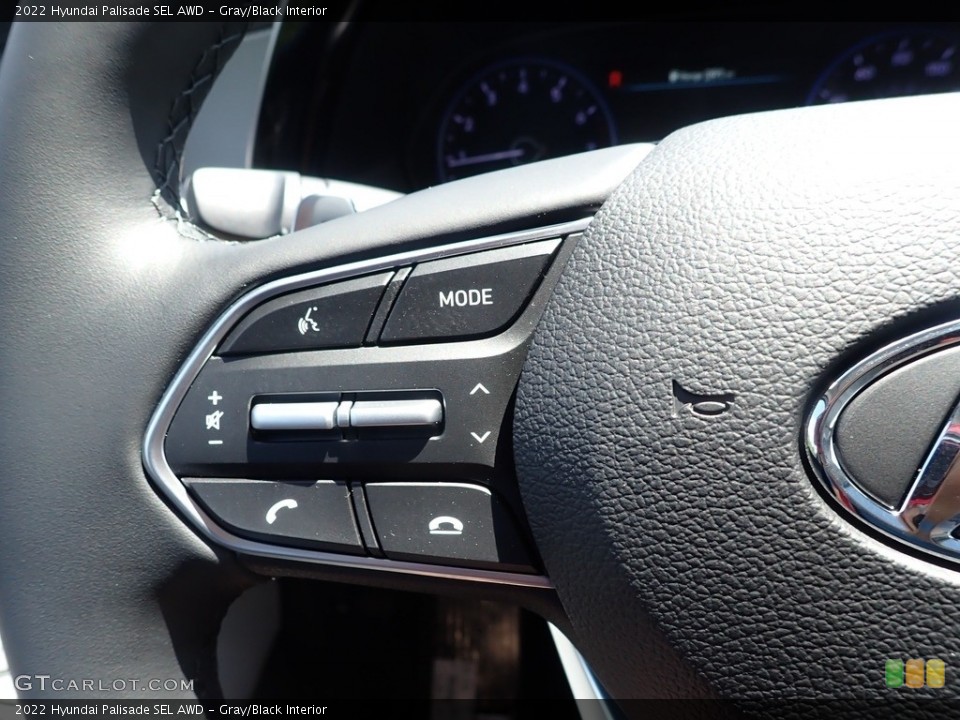 Gray/Black Interior Steering Wheel for the 2022 Hyundai Palisade SEL AWD #142607198