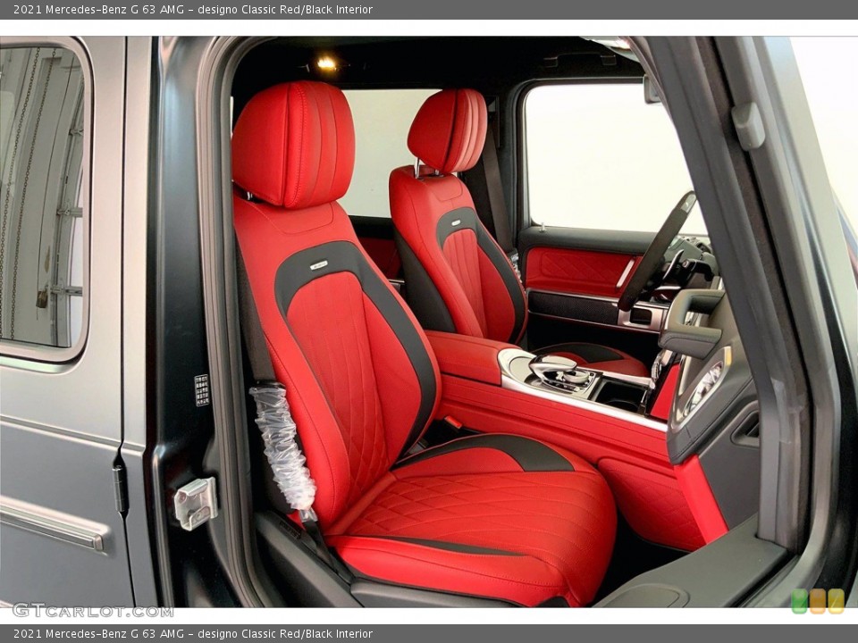 designo Classic Red/Black Interior Photo for the 2021 Mercedes-Benz G 63 AMG #142608227