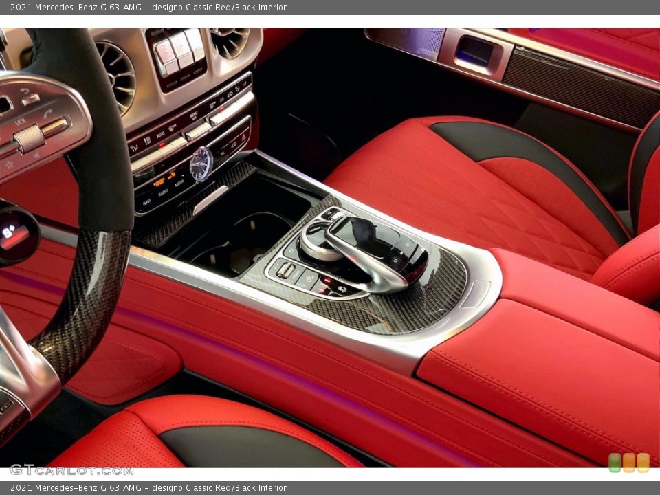 designo Classic Red/Black Interior Controls for the 2021 Mercedes-Benz G 63 AMG #142608296