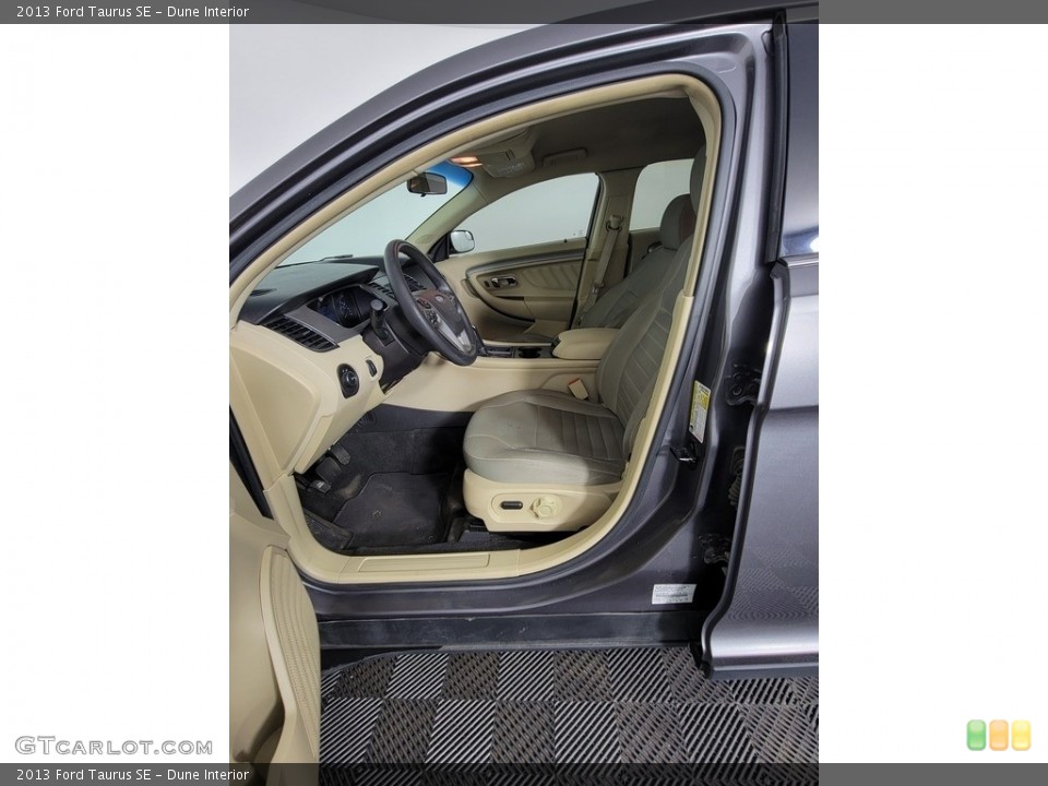 Dune Interior Front Seat for the 2013 Ford Taurus SE #142609508