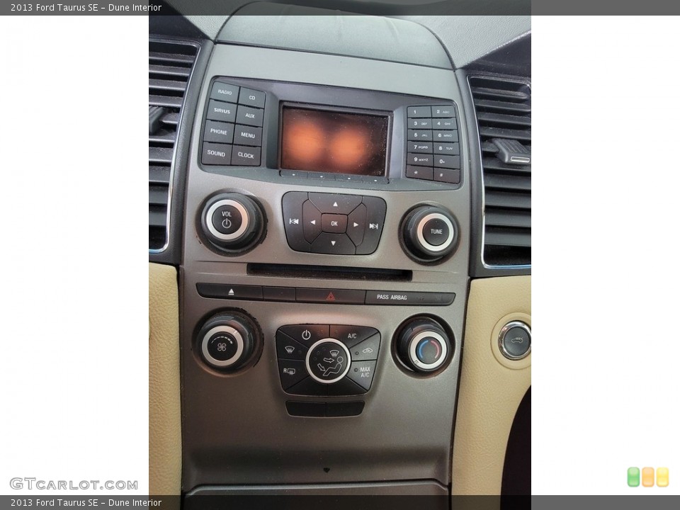 Dune Interior Controls for the 2013 Ford Taurus SE #142609553