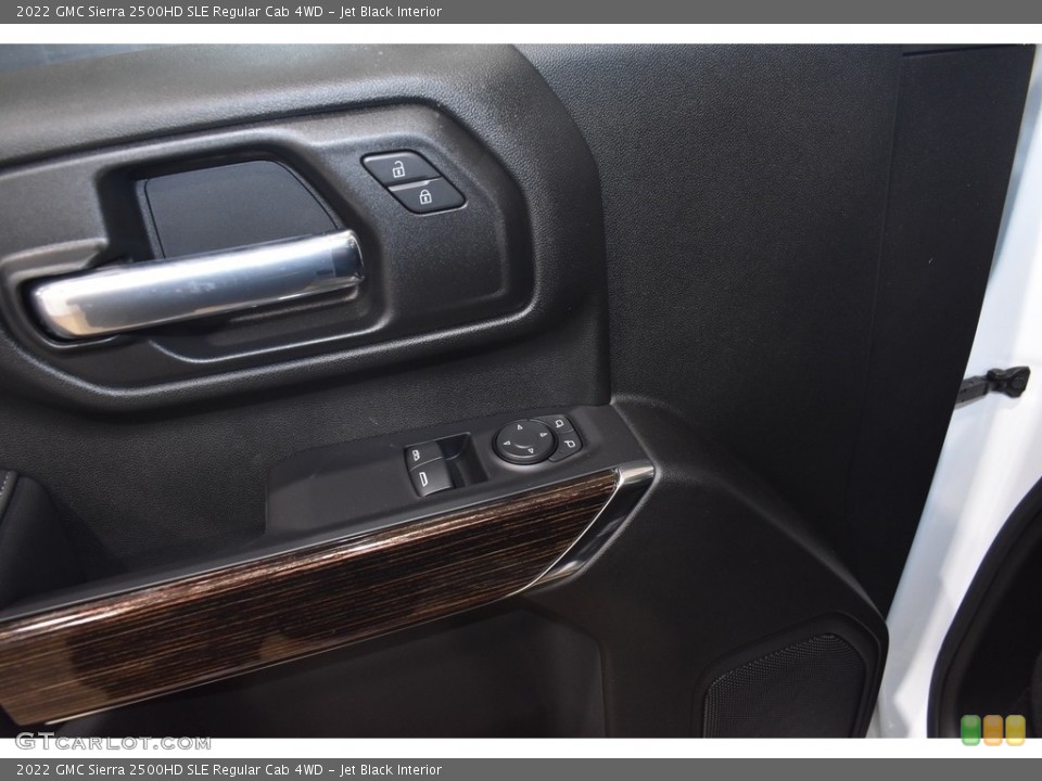 Jet Black Interior Door Panel for the 2022 GMC Sierra 2500HD SLE Regular Cab 4WD #142610439