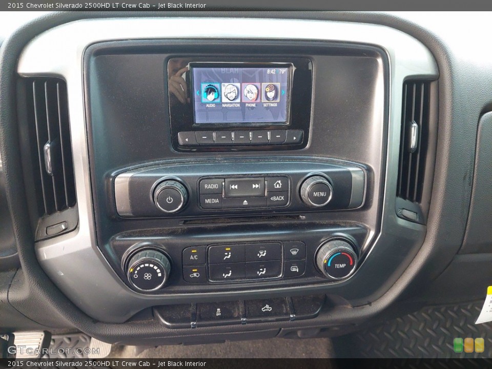Jet Black Interior Controls for the 2015 Chevrolet Silverado 2500HD LT Crew Cab #142611617