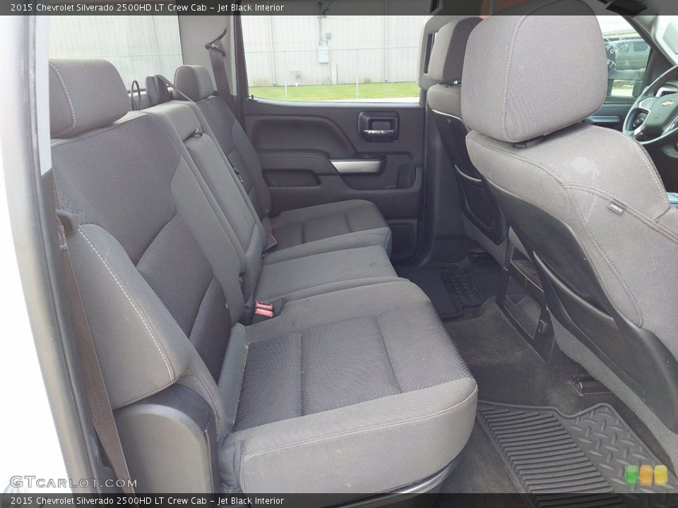 Jet Black Interior Rear Seat for the 2015 Chevrolet Silverado 2500HD LT Crew Cab #142611765