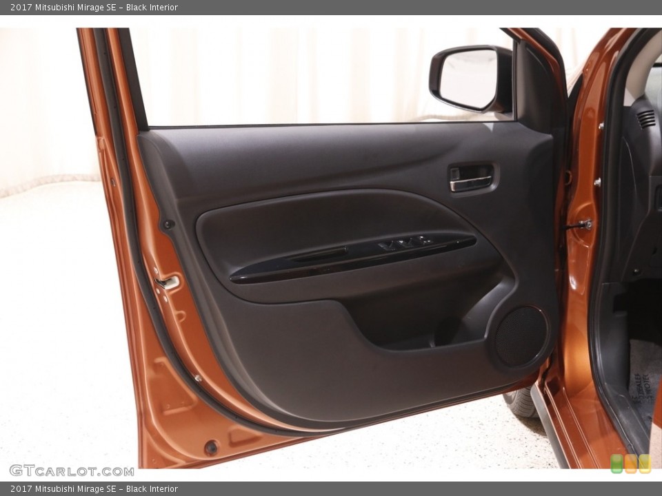 Black Interior Door Panel for the 2017 Mitsubishi Mirage SE #142611816