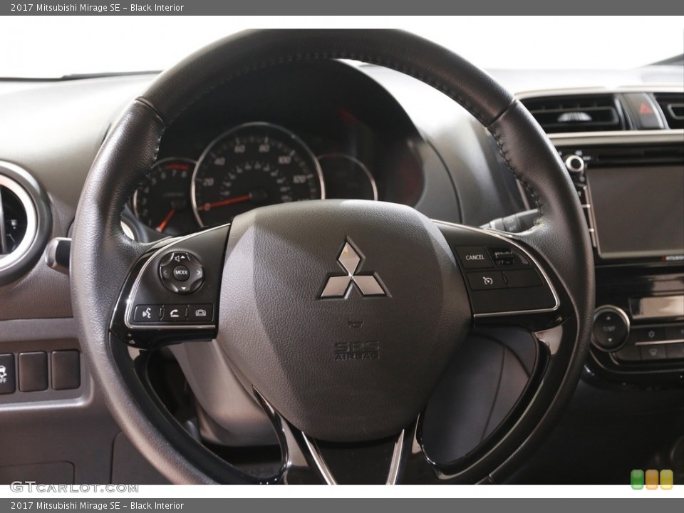 Black Interior Steering Wheel for the 2017 Mitsubishi Mirage SE #142611891