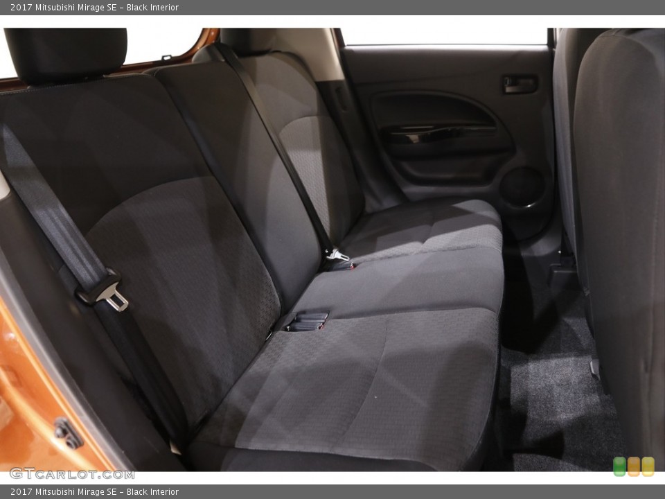 Black Interior Rear Seat for the 2017 Mitsubishi Mirage SE #142612044