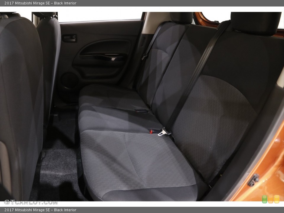 Black Interior Rear Seat for the 2017 Mitsubishi Mirage SE #142612062