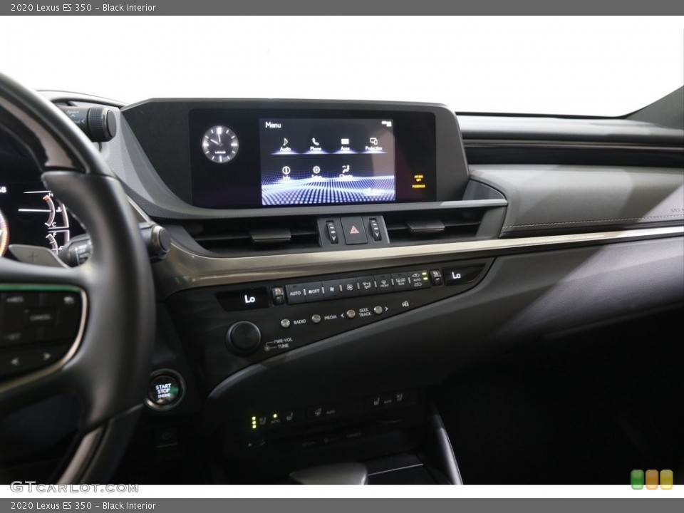 Black Interior Controls for the 2020 Lexus ES 350 #142614681