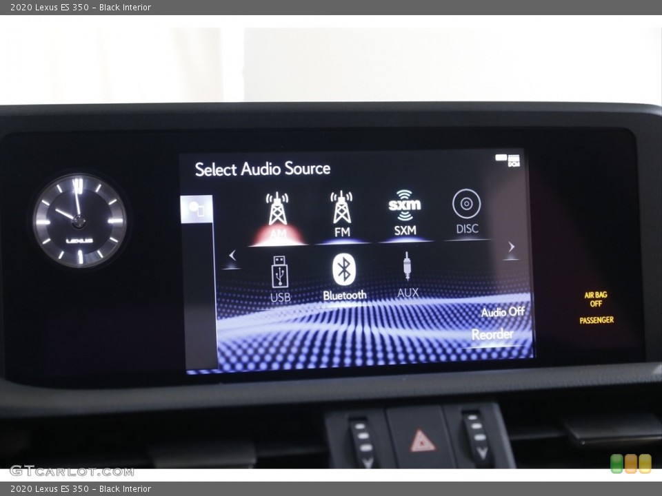 Black Interior Controls for the 2020 Lexus ES 350 #142614693