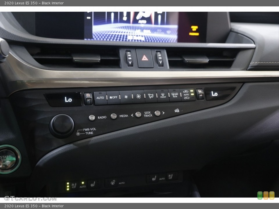 Black Interior Controls for the 2020 Lexus ES 350 #142614738