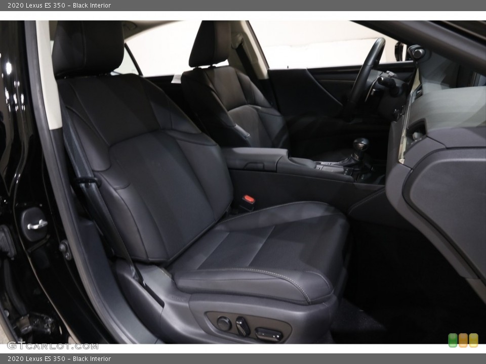 Black Interior Front Seat for the 2020 Lexus ES 350 #142614804
