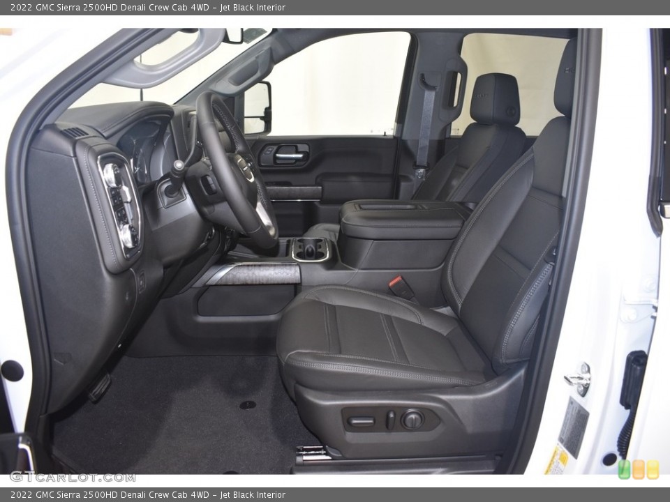 Jet Black Interior Photo for the 2022 GMC Sierra 2500HD Denali Crew Cab 4WD #142615227