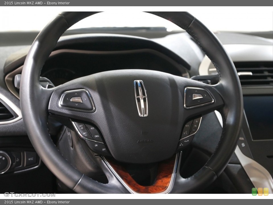 Ebony Interior Steering Wheel for the 2015 Lincoln MKZ AWD #142615242