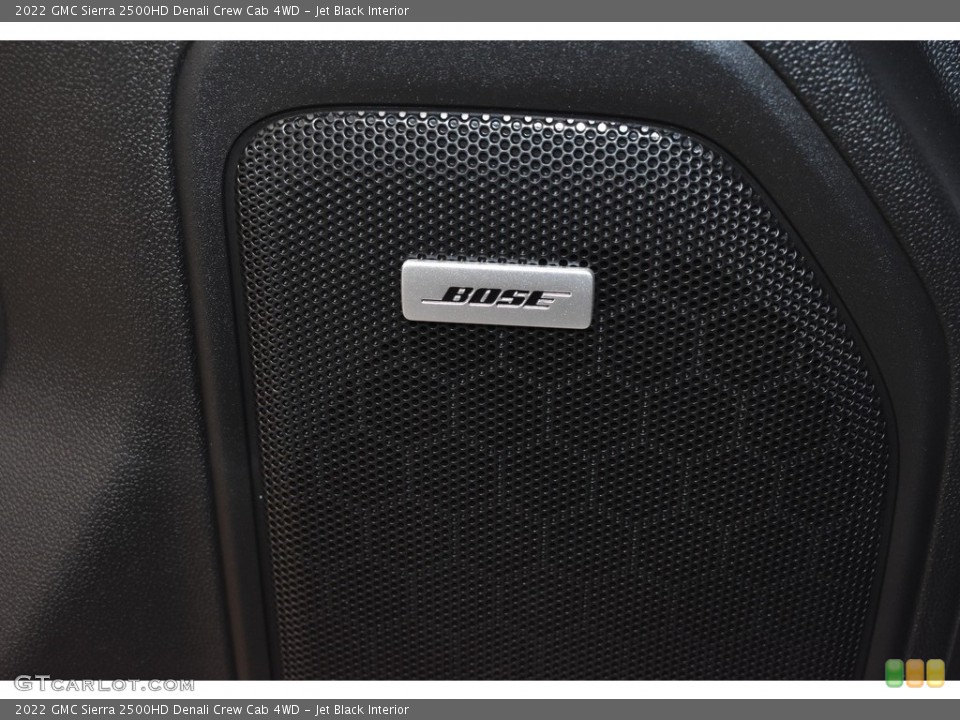 Jet Black Interior Audio System for the 2022 GMC Sierra 2500HD Denali Crew Cab 4WD #142615245