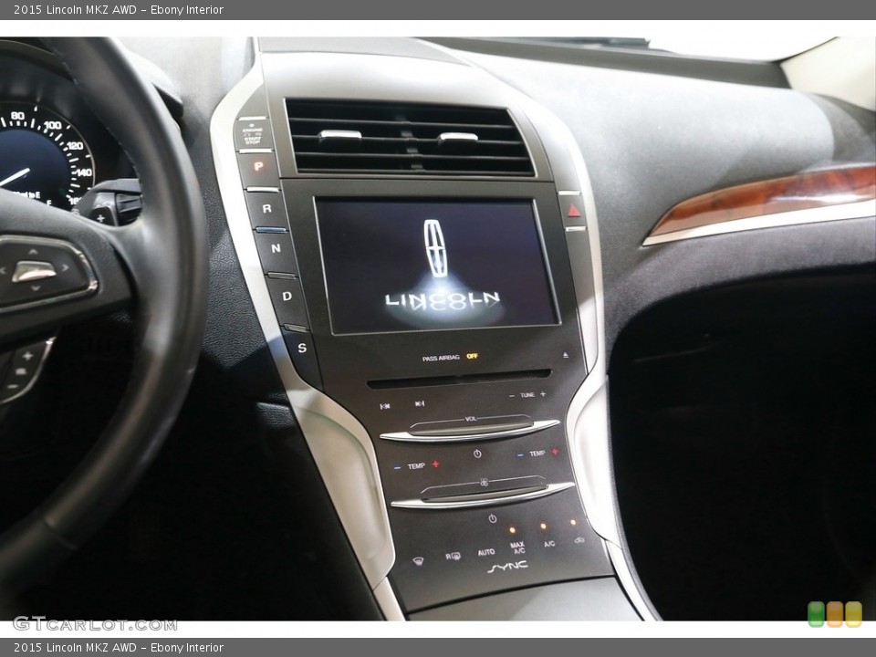 Ebony Interior Controls for the 2015 Lincoln MKZ AWD #142615260