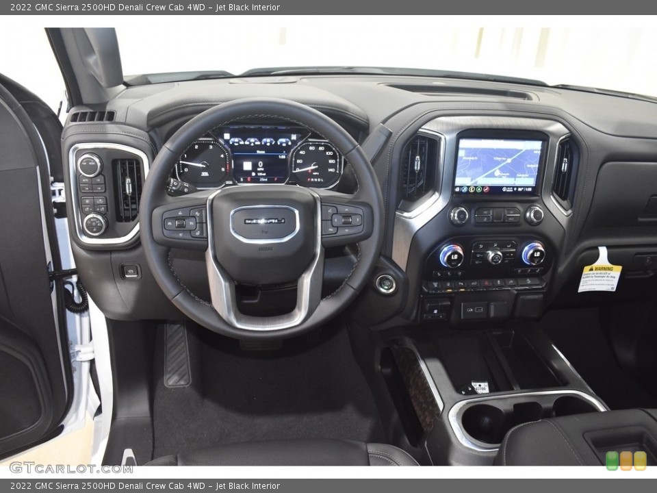 Jet Black Interior Dashboard for the 2022 GMC Sierra 2500HD Denali Crew Cab 4WD #142615263