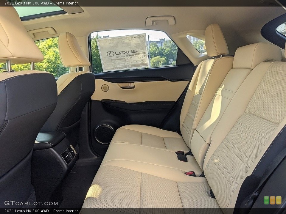 Creme Interior Rear Seat for the 2021 Lexus NX 300 AWD #142615353