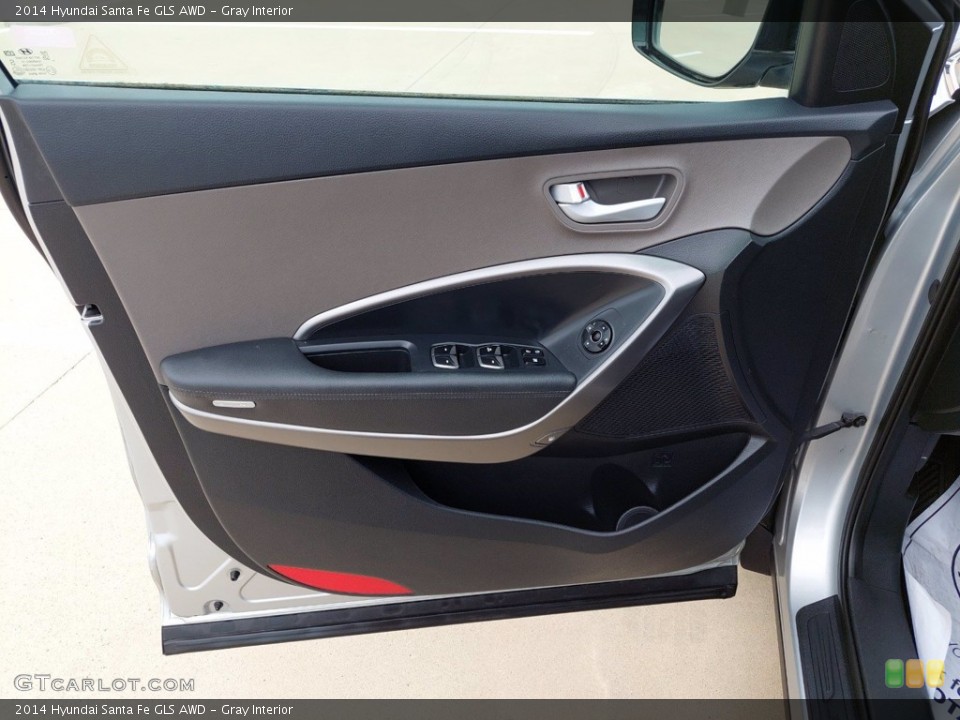 Gray Interior Door Panel for the 2014 Hyundai Santa Fe GLS AWD #142619488