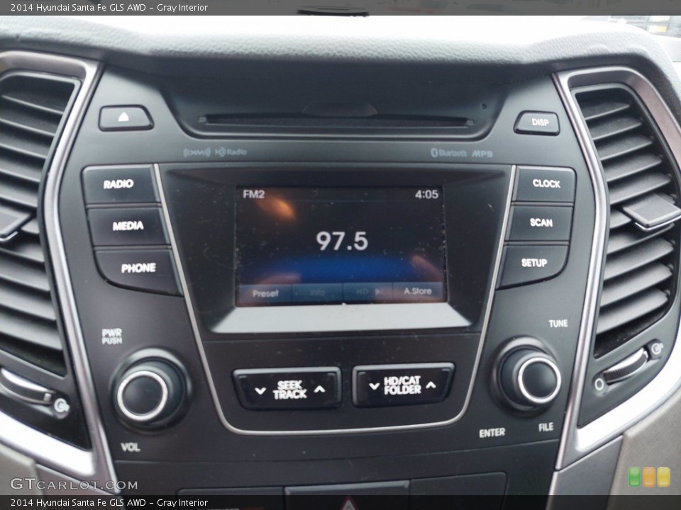 Gray Interior Controls for the 2014 Hyundai Santa Fe GLS AWD #142619662