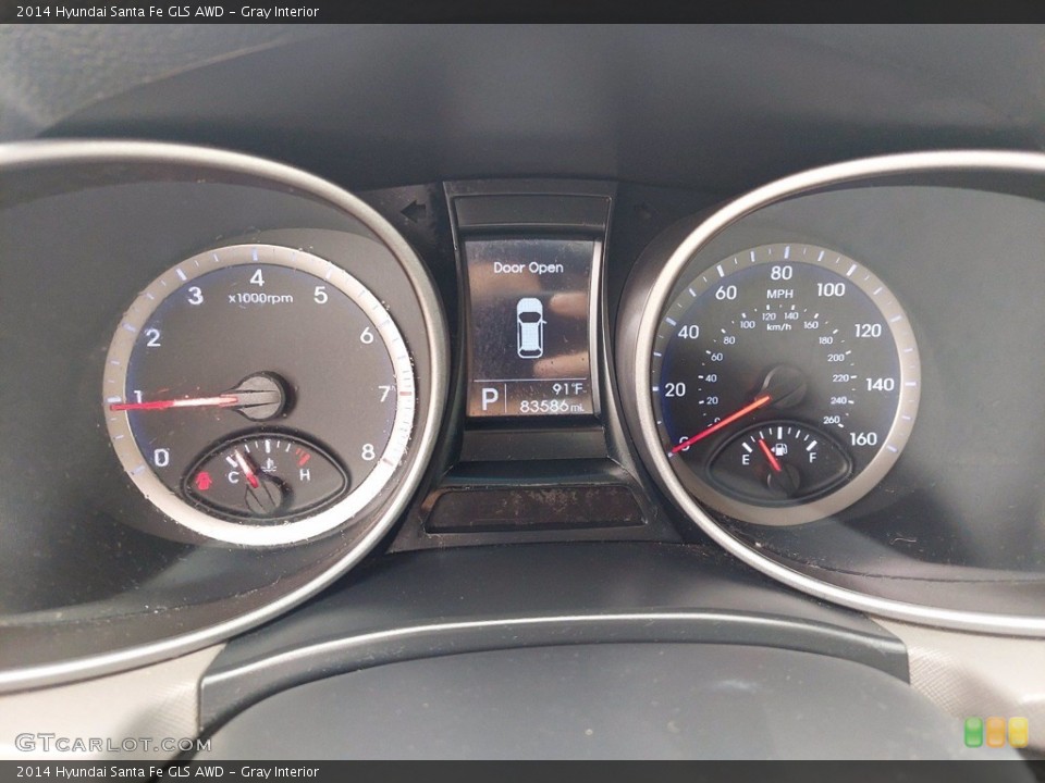 Gray Interior Gauges for the 2014 Hyundai Santa Fe GLS AWD #142619740