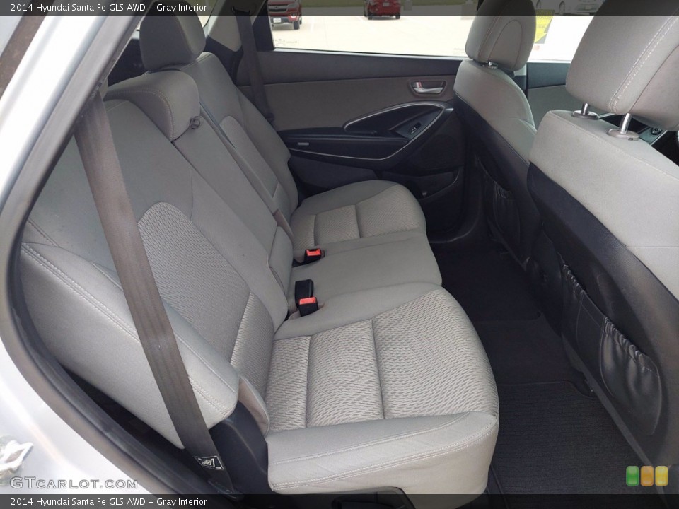 Gray Interior Rear Seat for the 2014 Hyundai Santa Fe GLS AWD #142619836