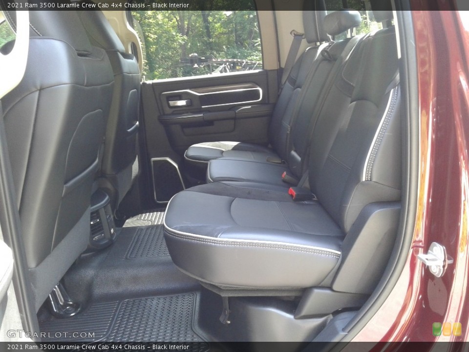 Black Interior Rear Seat for the 2021 Ram 3500 Laramie Crew Cab 4x4 Chassis #142620739