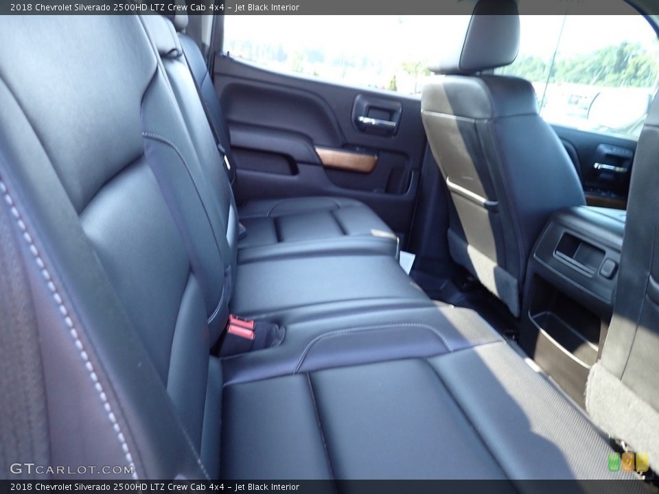 Jet Black Interior Rear Seat for the 2018 Chevrolet Silverado 2500HD LTZ Crew Cab 4x4 #142622275