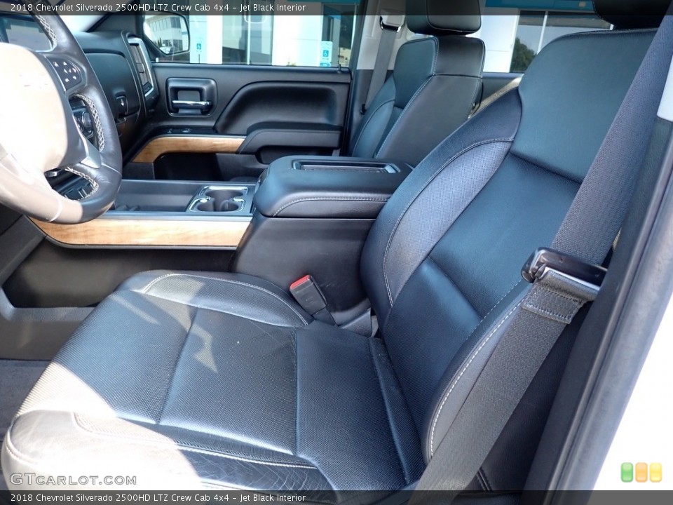 Jet Black Interior Front Seat for the 2018 Chevrolet Silverado 2500HD LTZ Crew Cab 4x4 #142622326
