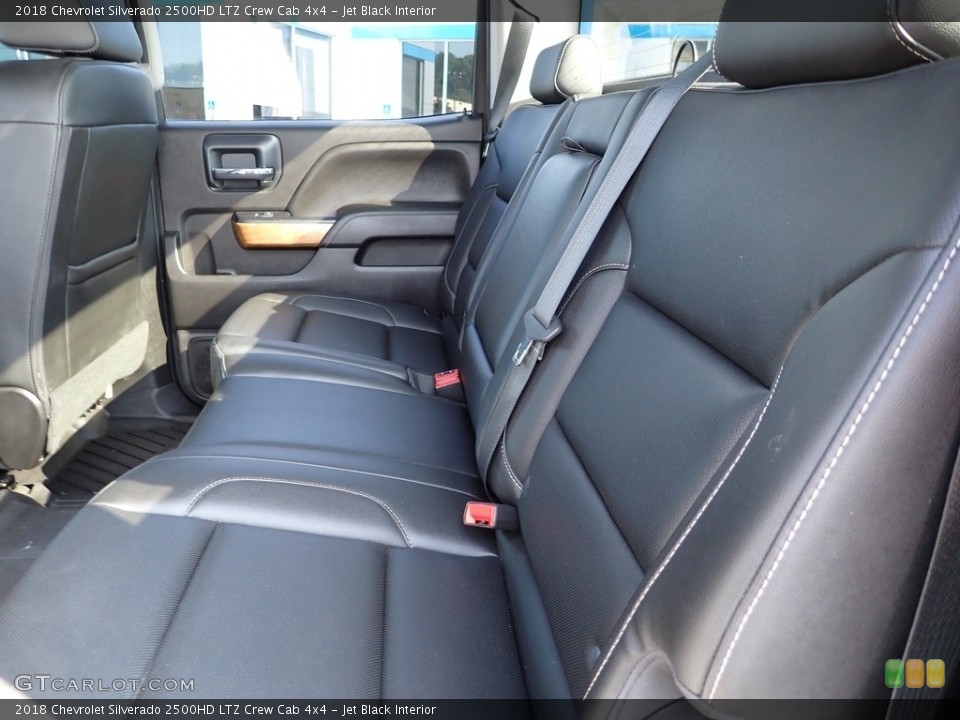 Jet Black Interior Rear Seat for the 2018 Chevrolet Silverado 2500HD LTZ Crew Cab 4x4 #142622344