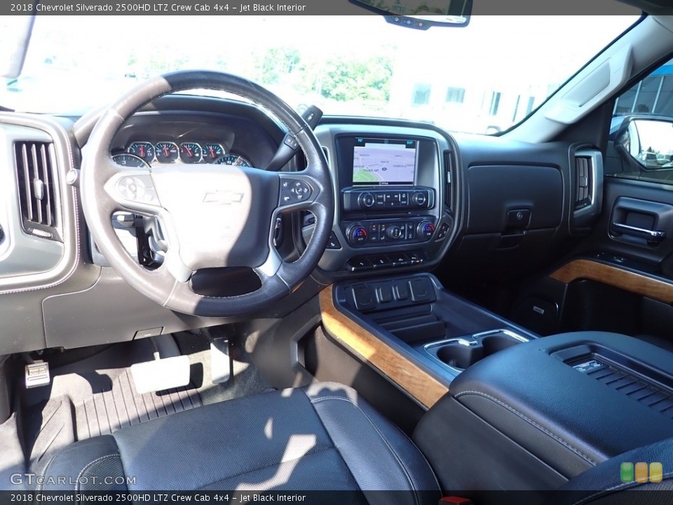 Jet Black 2018 Chevrolet Silverado 2500HD Interiors