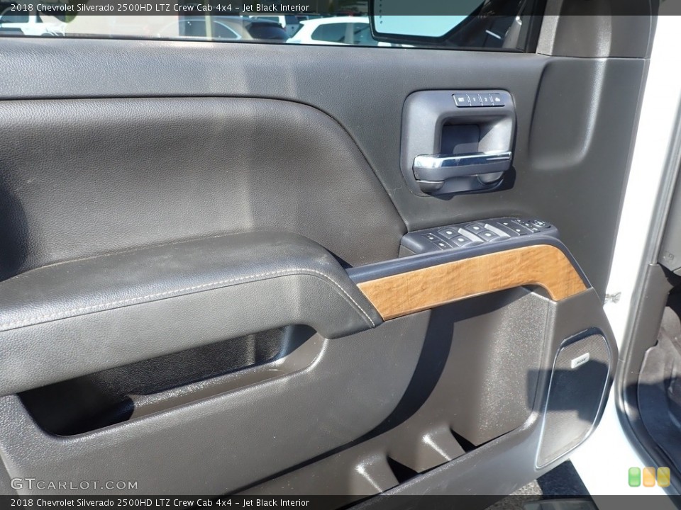 Jet Black Interior Door Panel for the 2018 Chevrolet Silverado 2500HD LTZ Crew Cab 4x4 #142622380