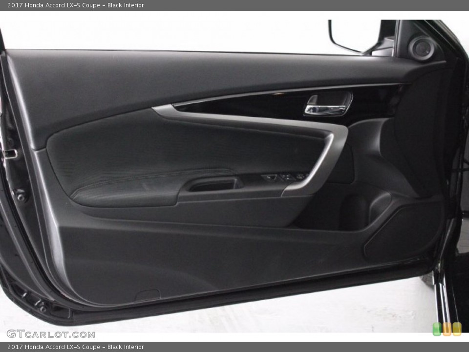 Black Interior Door Panel for the 2017 Honda Accord LX-S Coupe #142623133