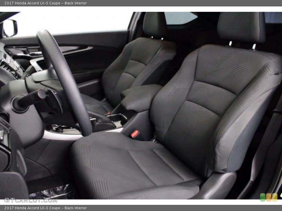 Black Interior Front Seat for the 2017 Honda Accord LX-S Coupe #142623156