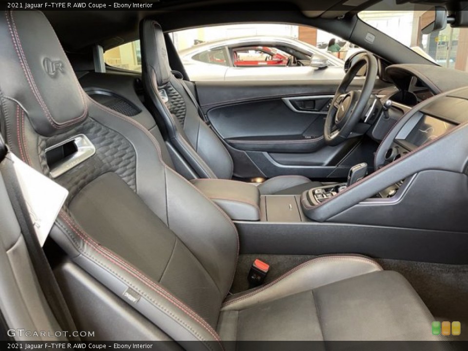 Ebony Interior Front Seat for the 2021 Jaguar F-TYPE R AWD Coupe #142623886