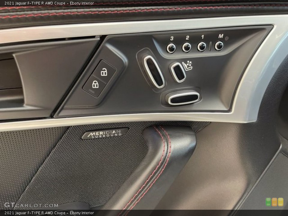 Ebony Interior Controls for the 2021 Jaguar F-TYPE R AWD Coupe #142624108