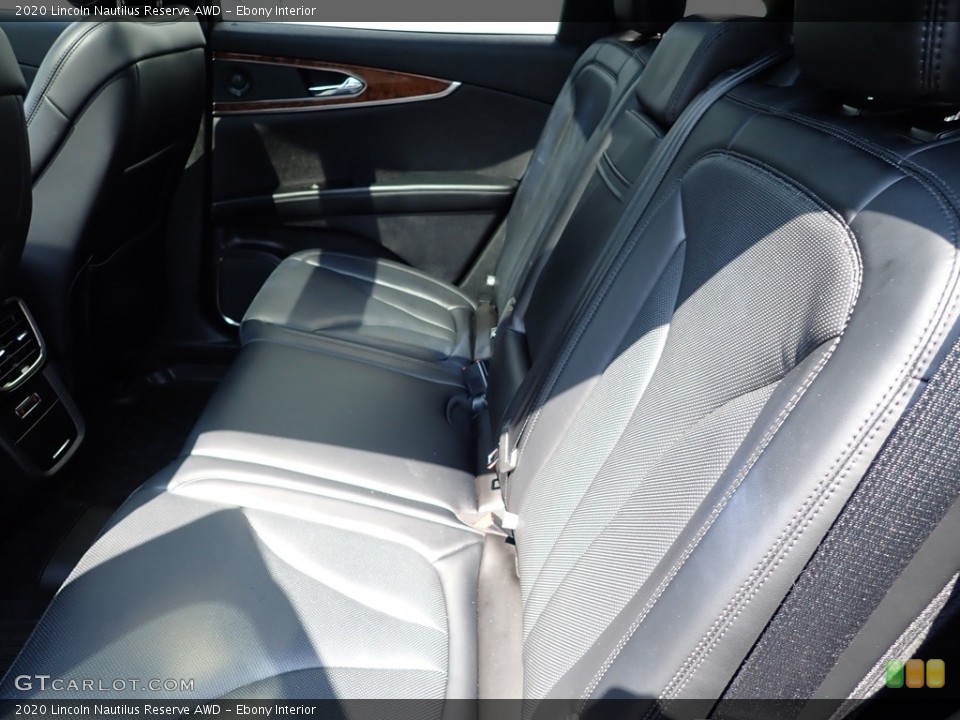 Ebony Interior Rear Seat for the 2020 Lincoln Nautilus Reserve AWD #142624771