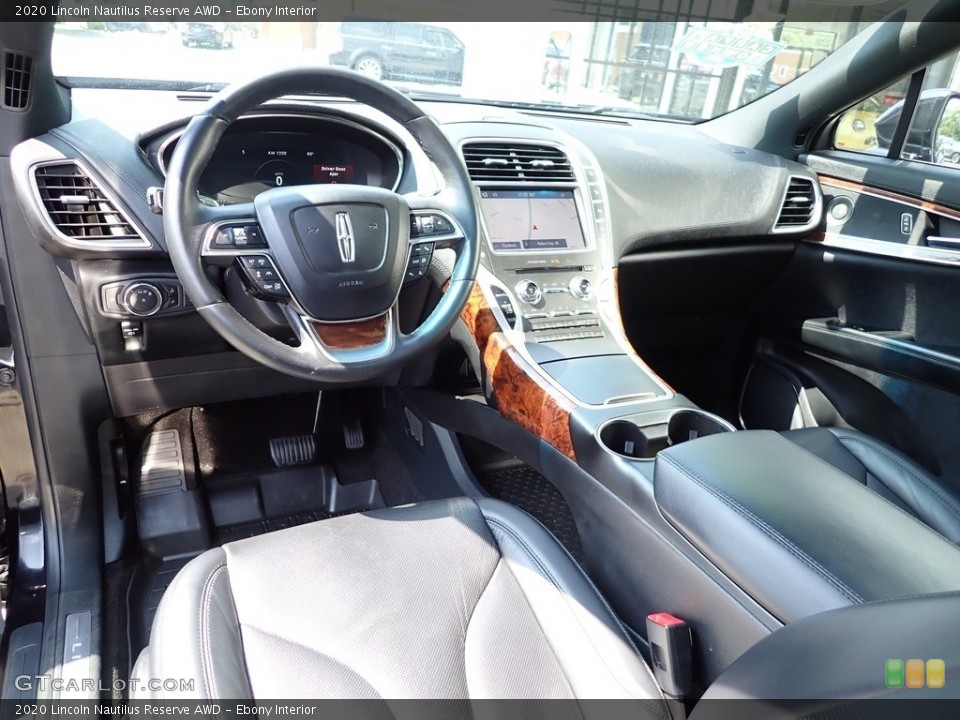 Ebony Interior Photo for the 2020 Lincoln Nautilus Reserve AWD #142624777