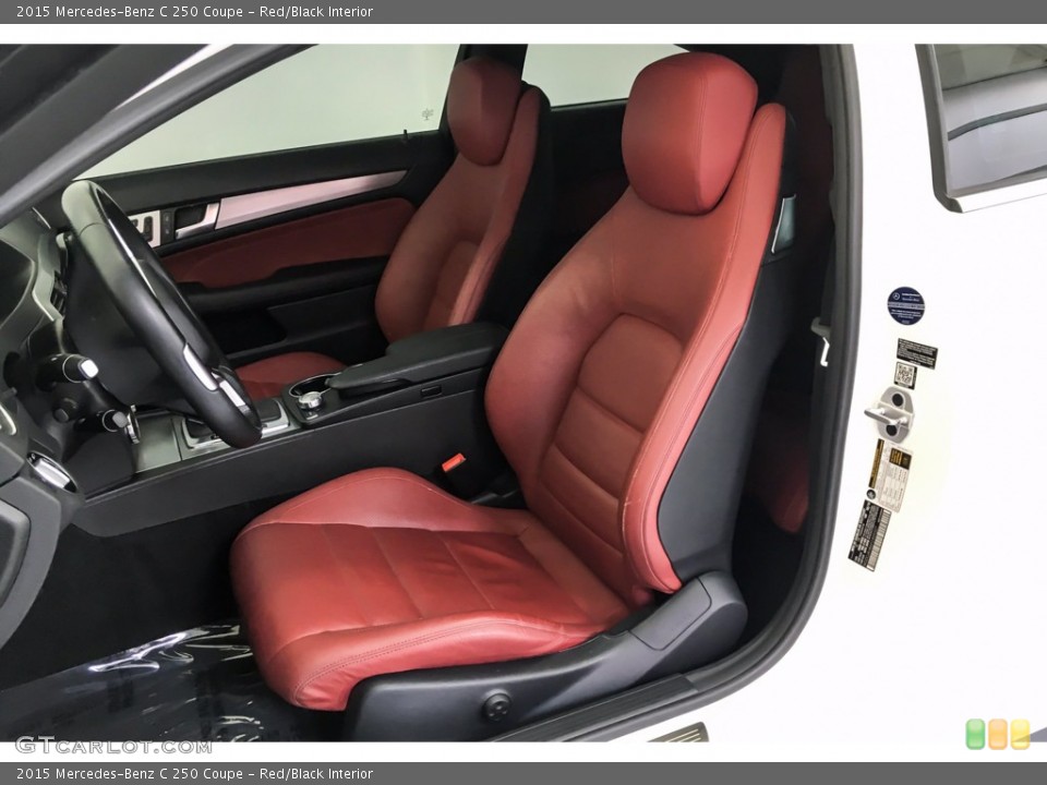 Red/Black 2015 Mercedes-Benz C Interiors