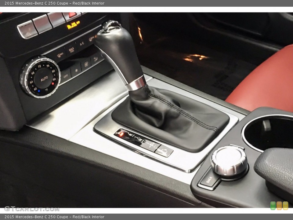 Red/Black Interior Transmission for the 2015 Mercedes-Benz C 250 Coupe #142627052