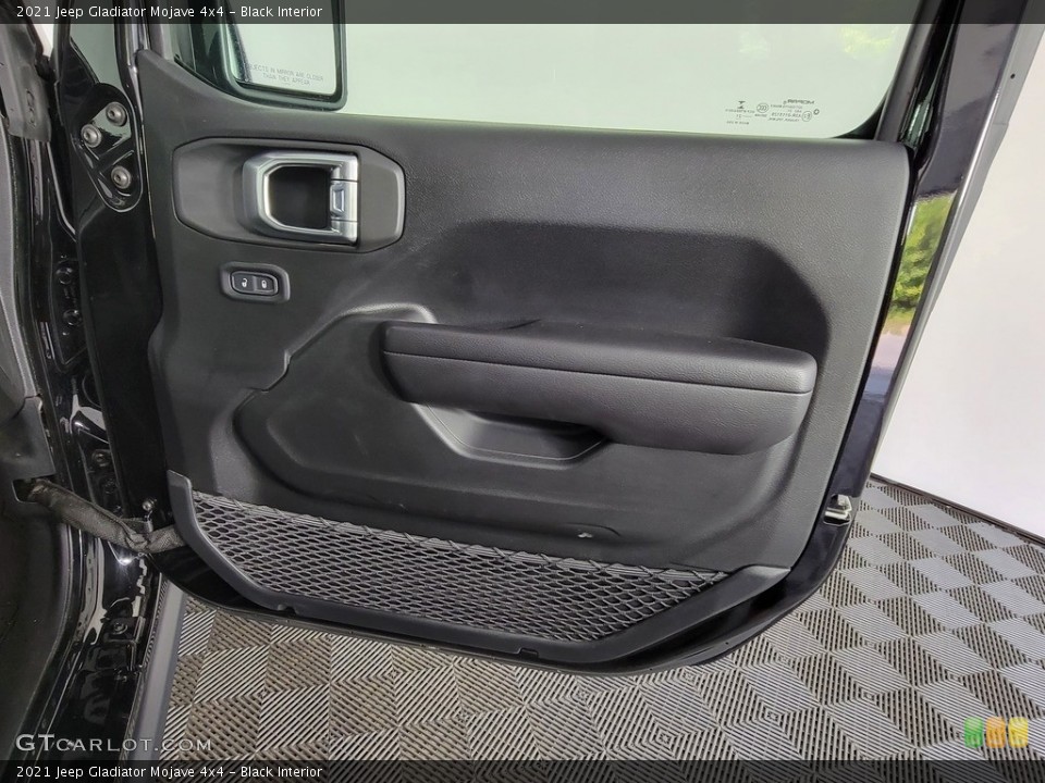 Black Interior Door Panel for the 2021 Jeep Gladiator Mojave 4x4 #142629788
