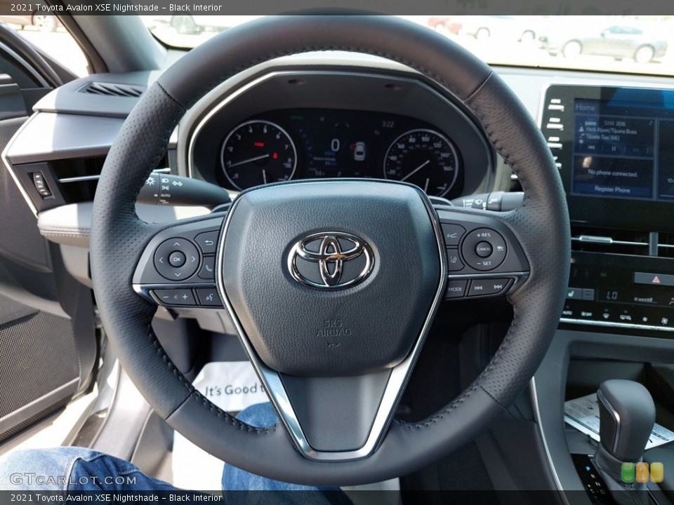 Black Interior Steering Wheel for the 2021 Toyota Avalon XSE Nightshade #142630082