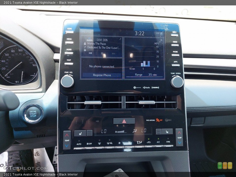 Black Interior Controls for the 2021 Toyota Avalon XSE Nightshade #142630160