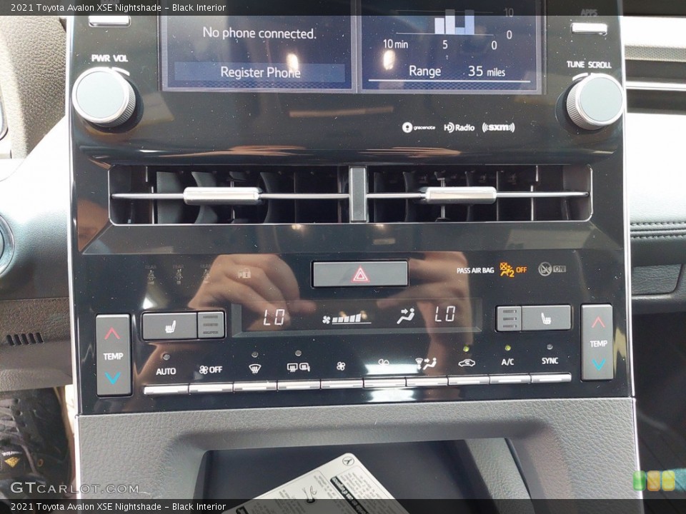Black Interior Controls for the 2021 Toyota Avalon XSE Nightshade #142630217